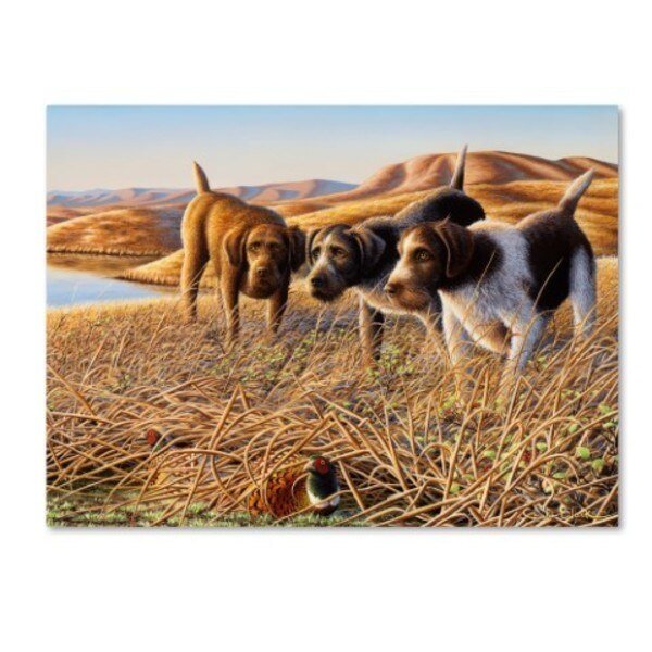 Chuck Black 'The Perfect Trio' Canvas Art, 18x24, Trademark Fine Art, Mfr#: ALI16362-C1824GG